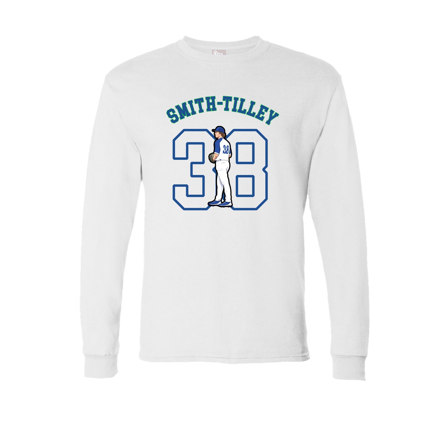 Long Sleeve Tee — Shirsey Arch in White