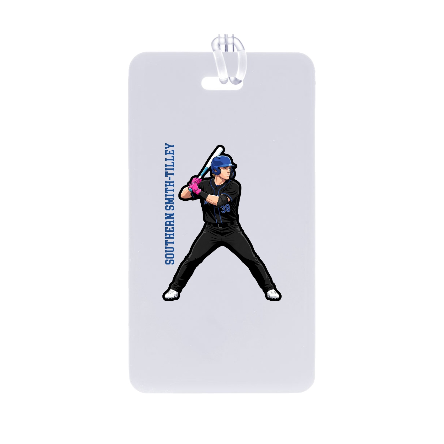 Bag Tag — Name Vertical in Classic