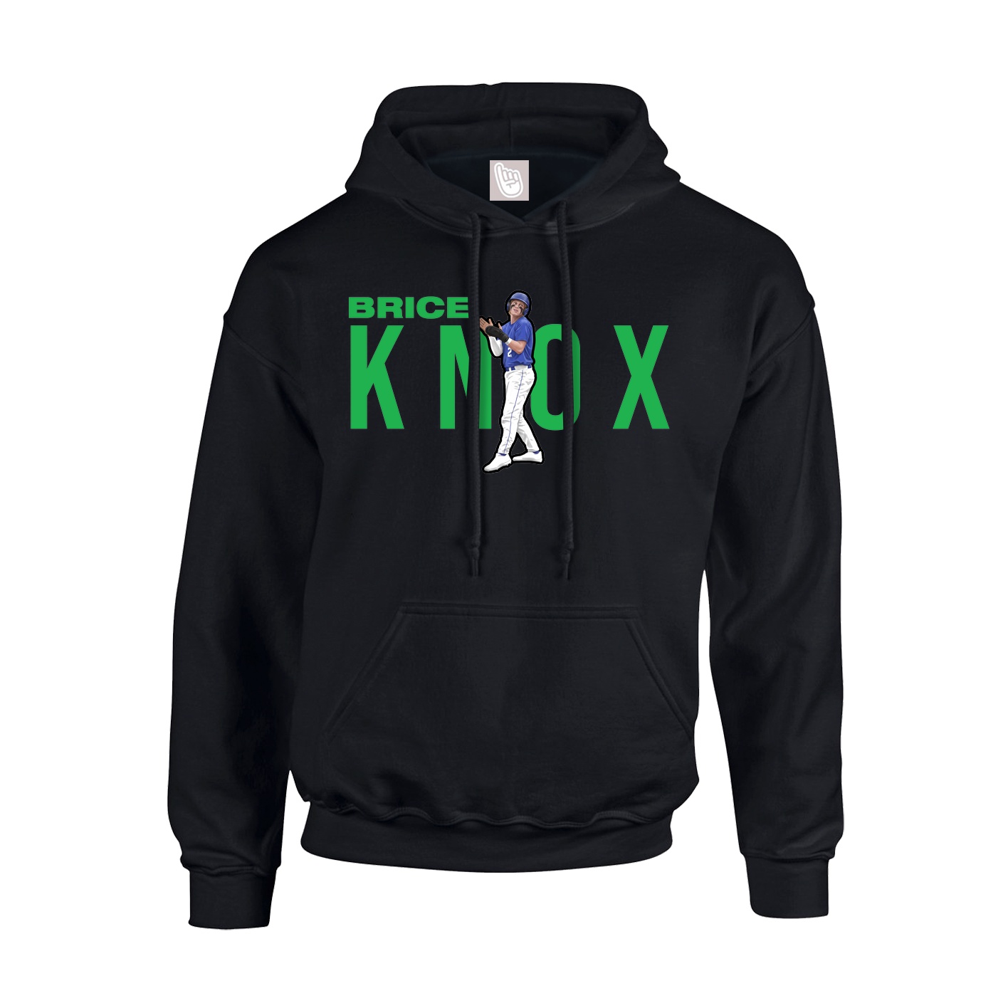 Youth Hoodie — Player Name in Black