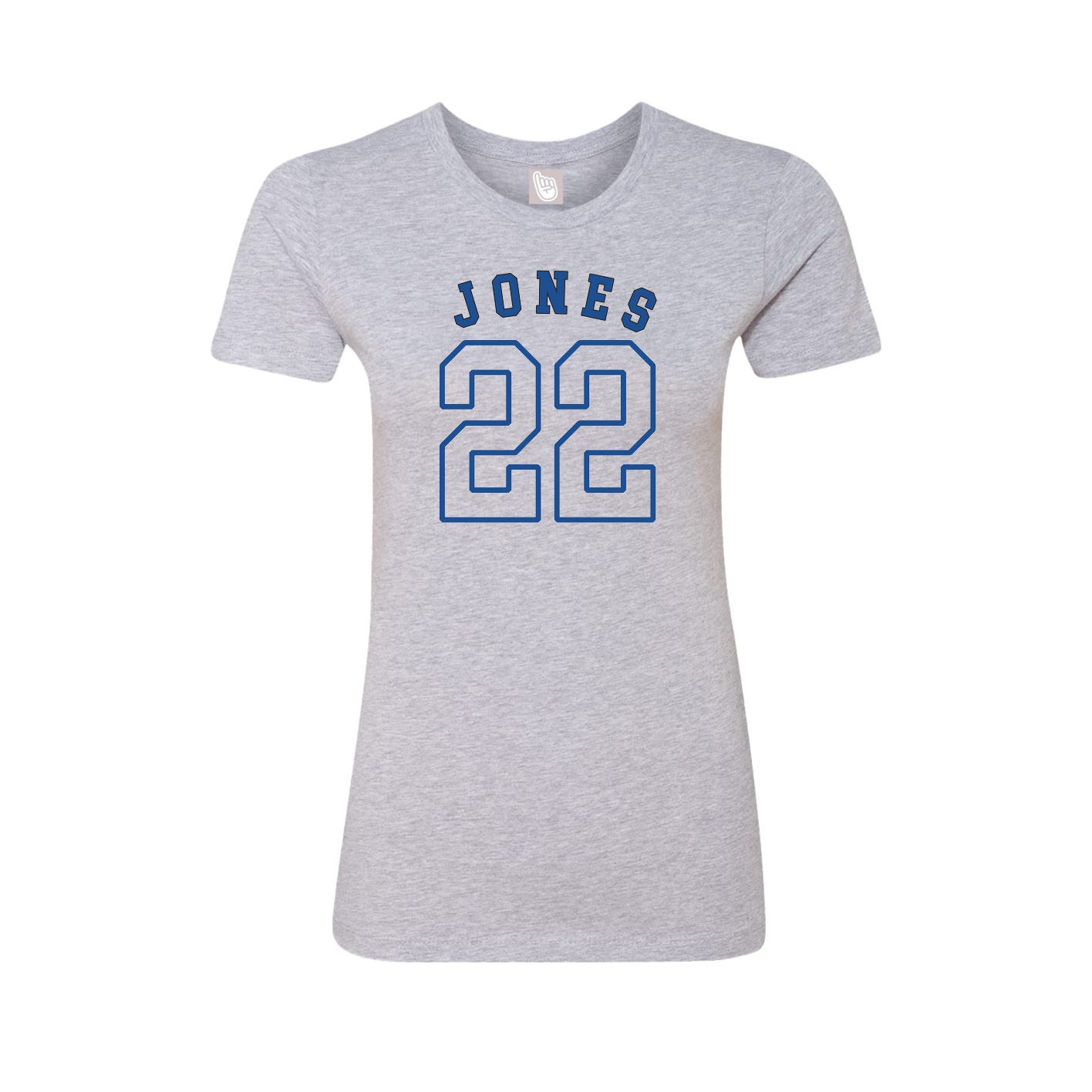 Fitted Women's Tee — Shirsey Arch in Grey