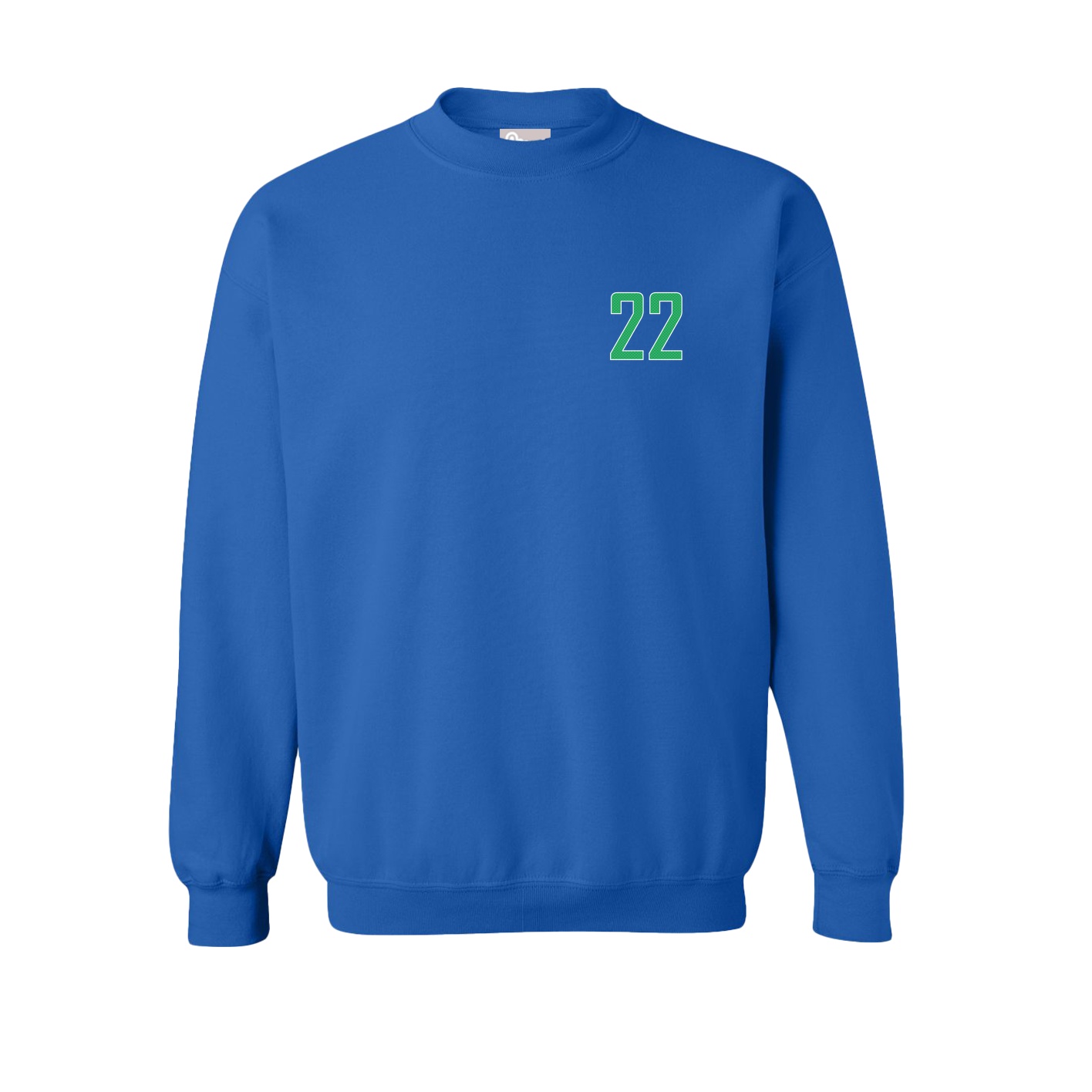 Fleece Crew — Front Shirsy in Royal