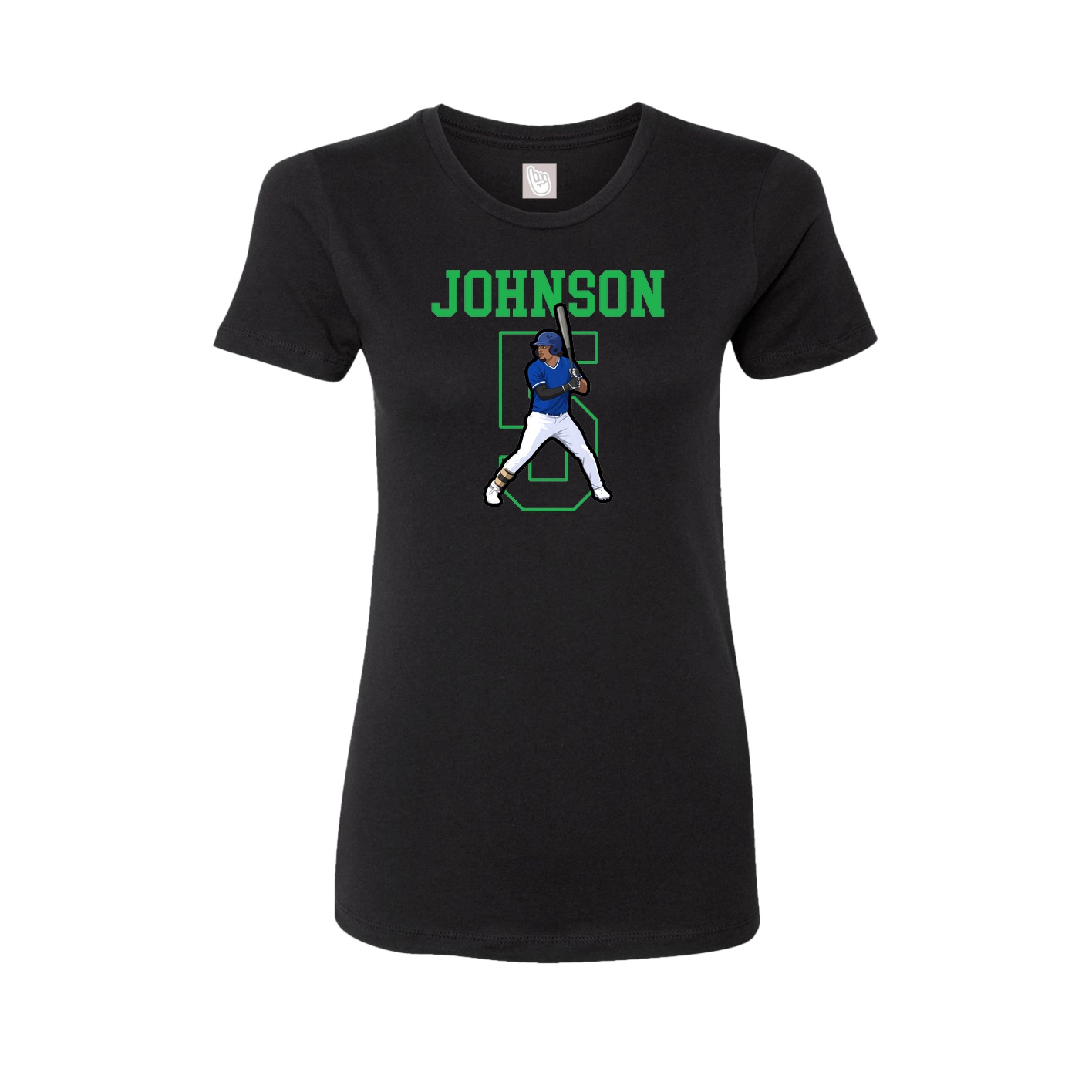 Fitted Women's Tee — Shirsey in Black