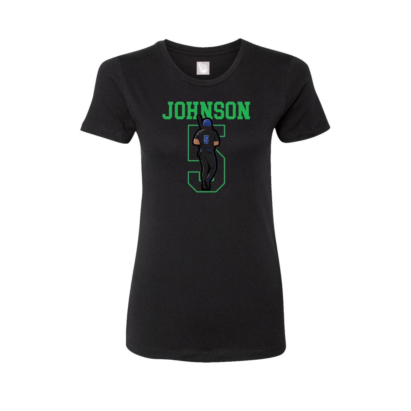Fitted Women's Tee — Shirsey in Black