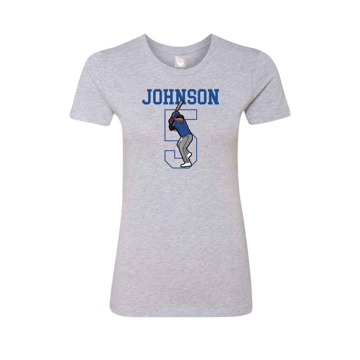 Fitted Women's Tee — Shirsey in Grey