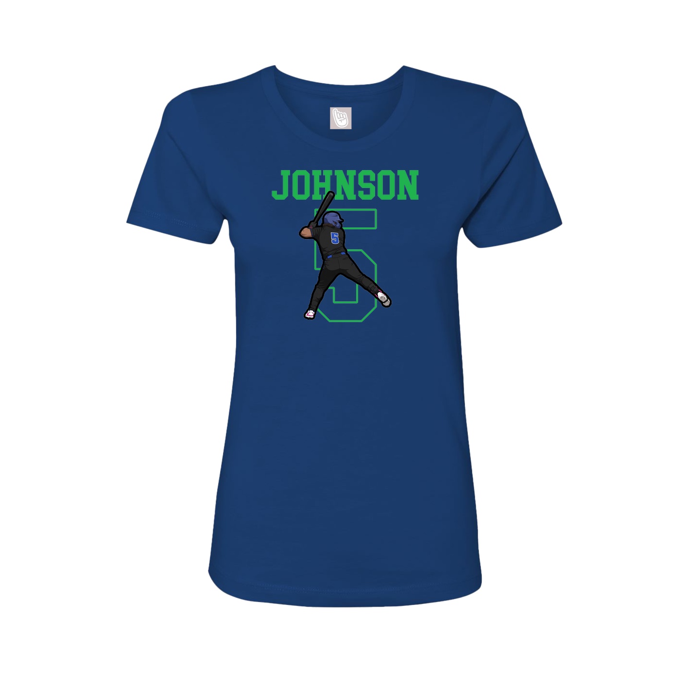 Fitted Women's Tee — Shirsey in Royal