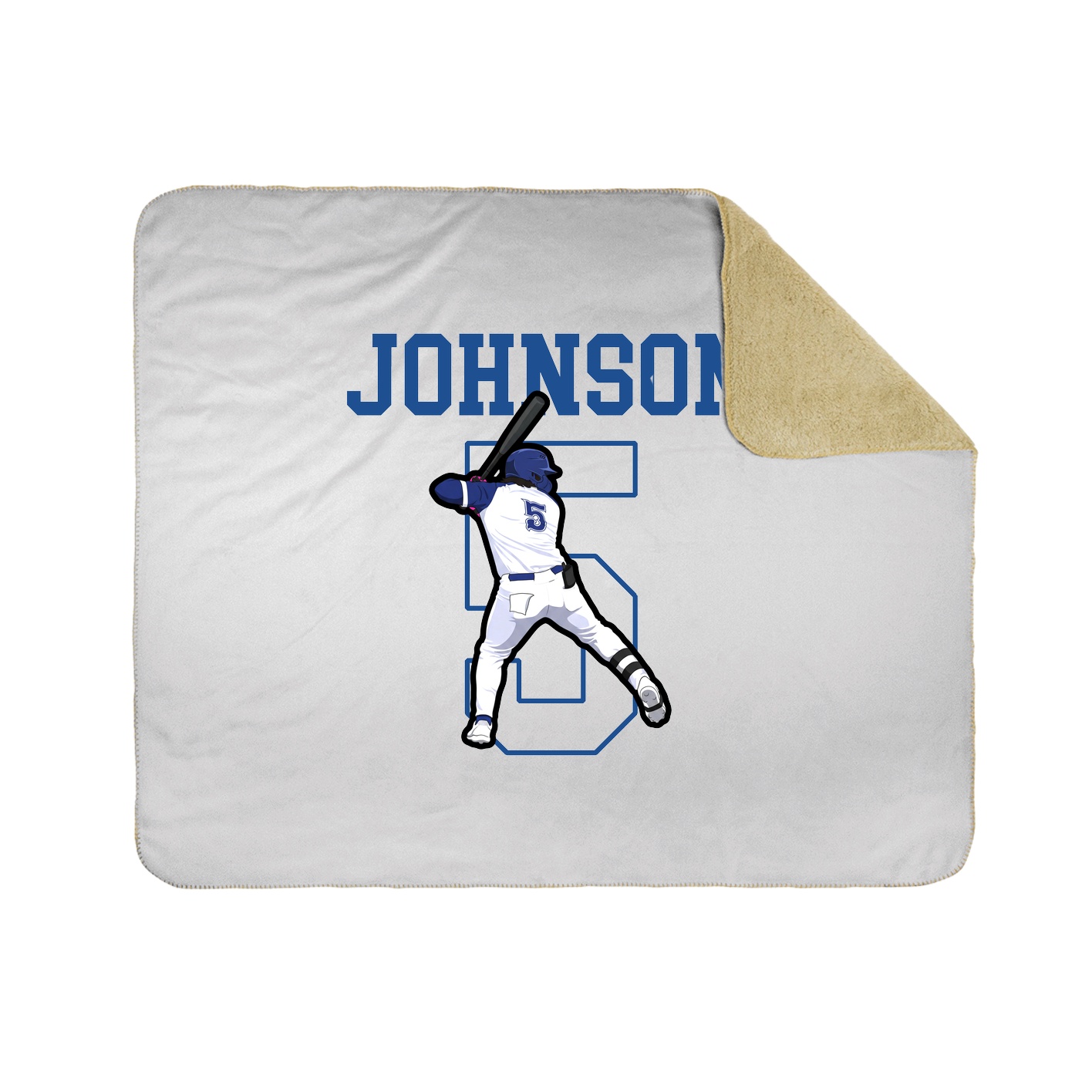 50x60 Sherpa Lined Throw Blanket