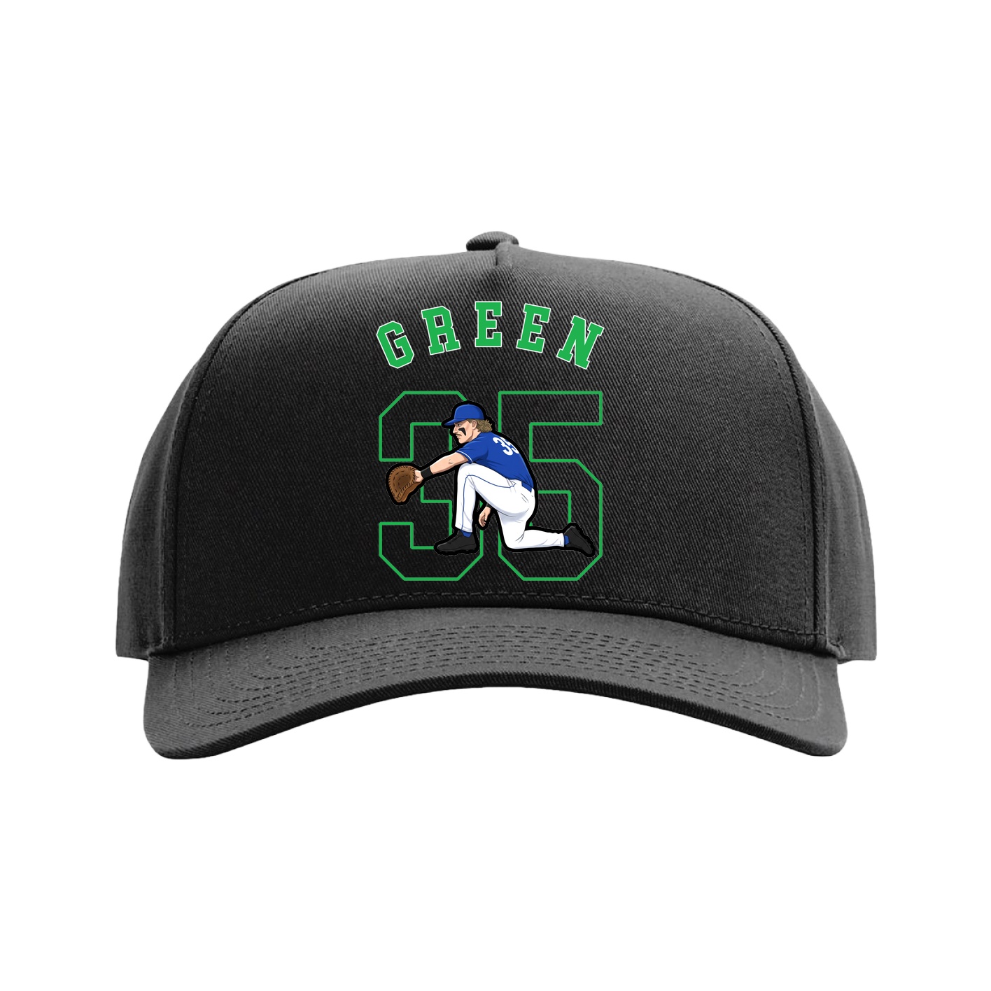 Full Fabric Five-Panel Champ Cap