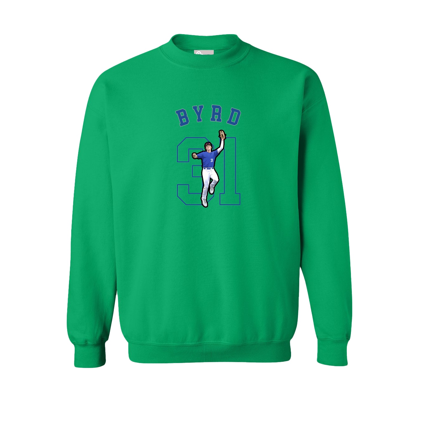 Fleece Crew — Shirsey Arch in Green