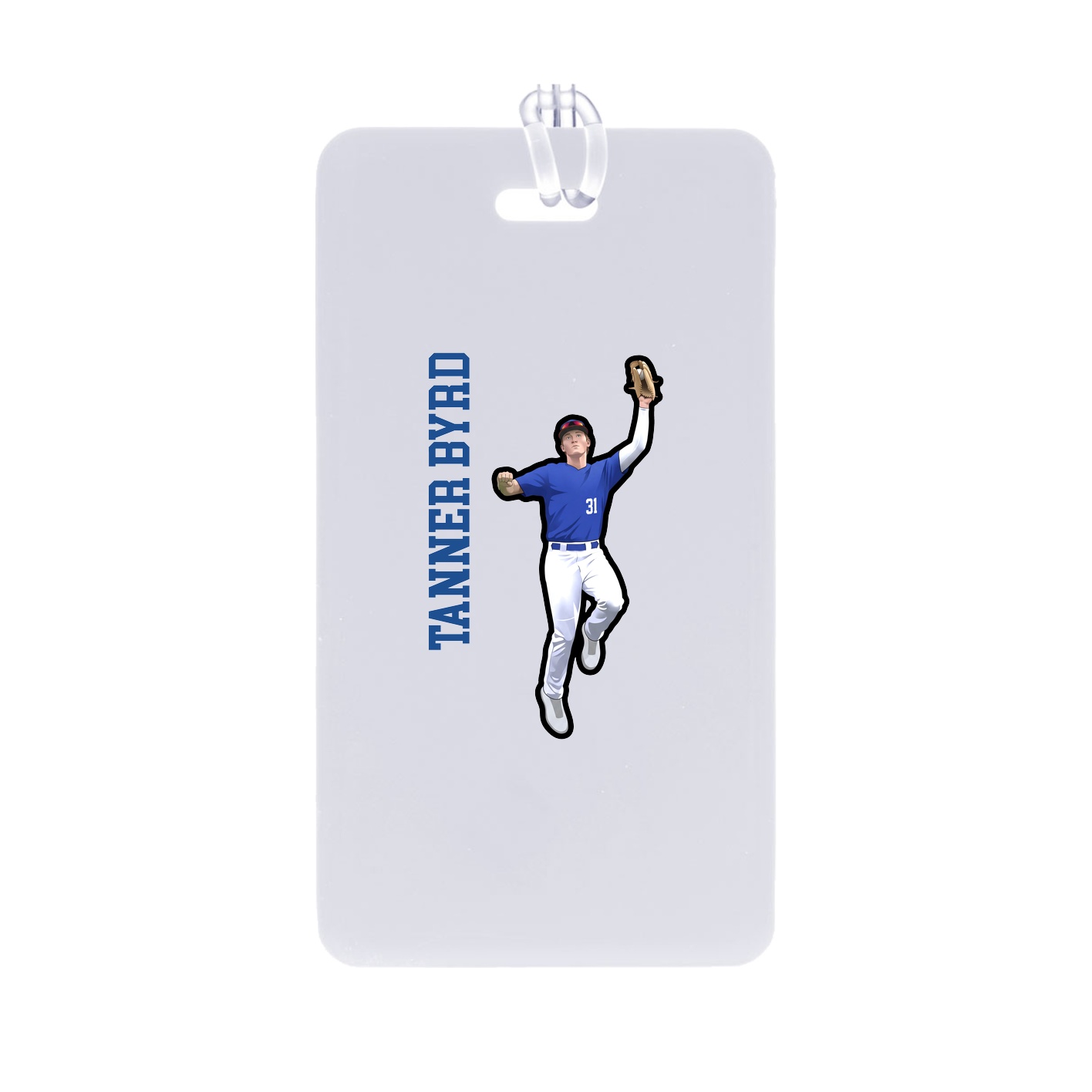 Bag Tag — Name Vertical in Classic