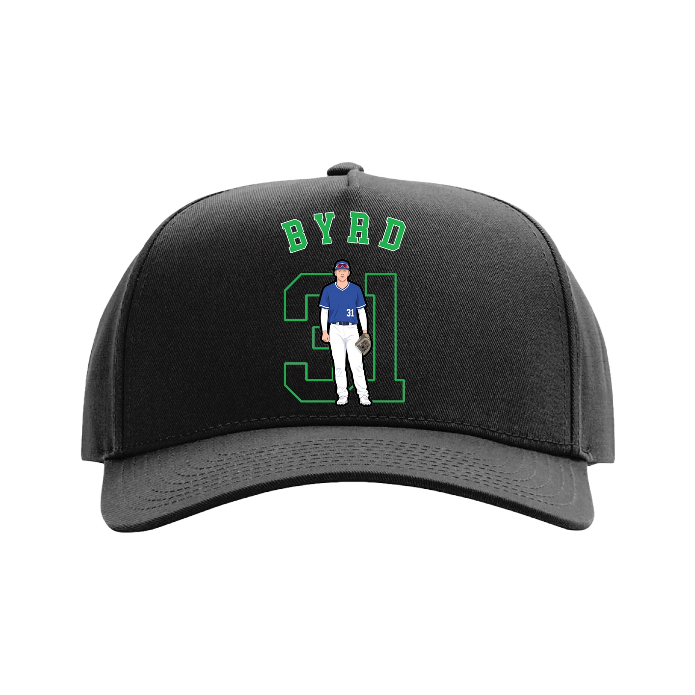 Full Fabric Five-Panel Champ Cap