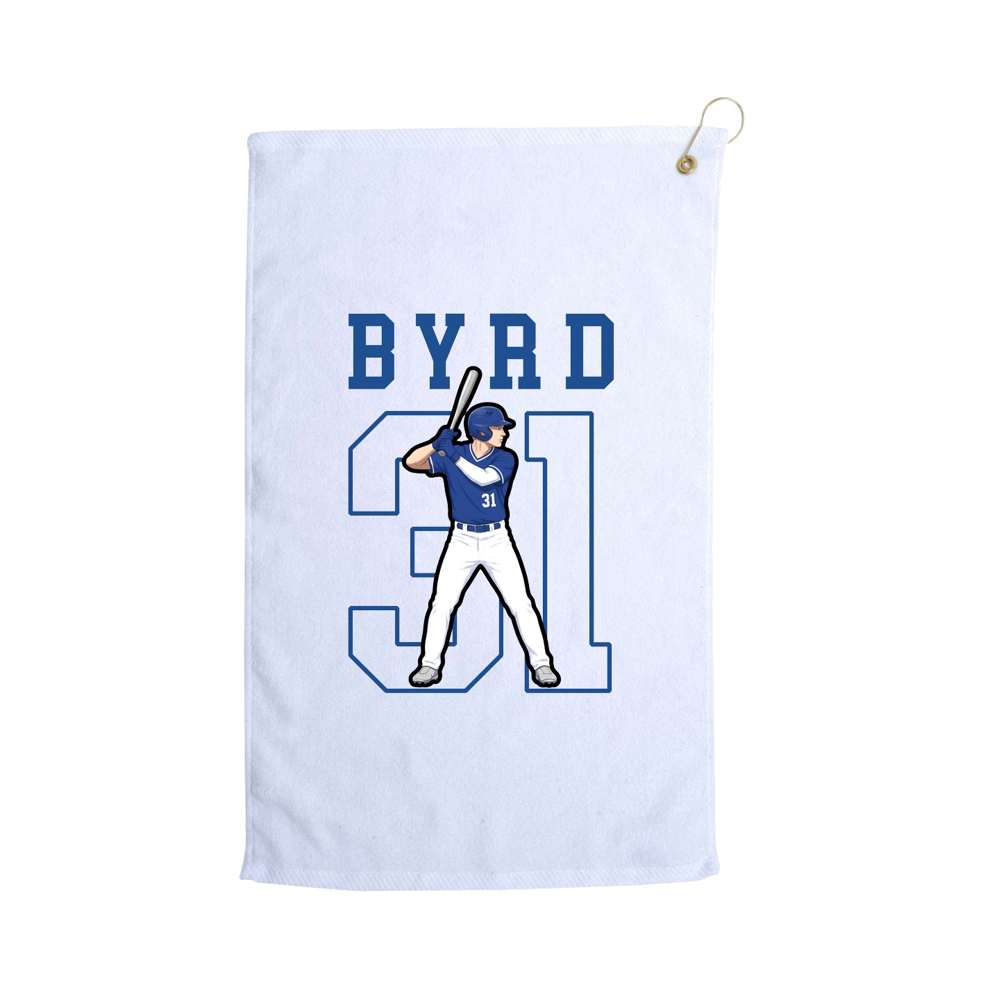 Golf Towel — Shirsey in White