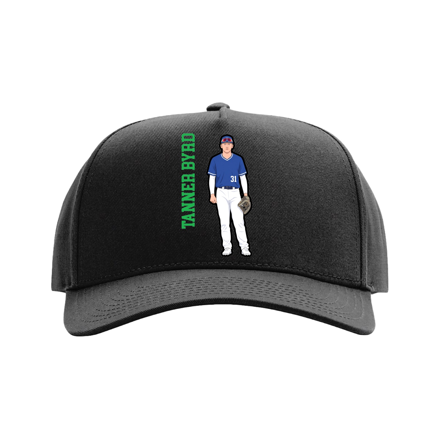 Full Fabric Five-Panel Champ Cap