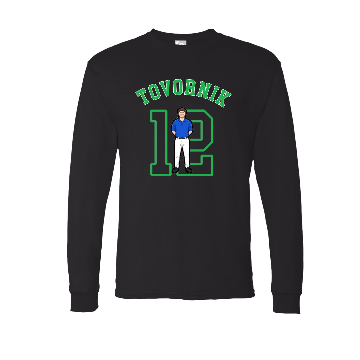 Long Sleeve Tee — Shirsey Arch in Black