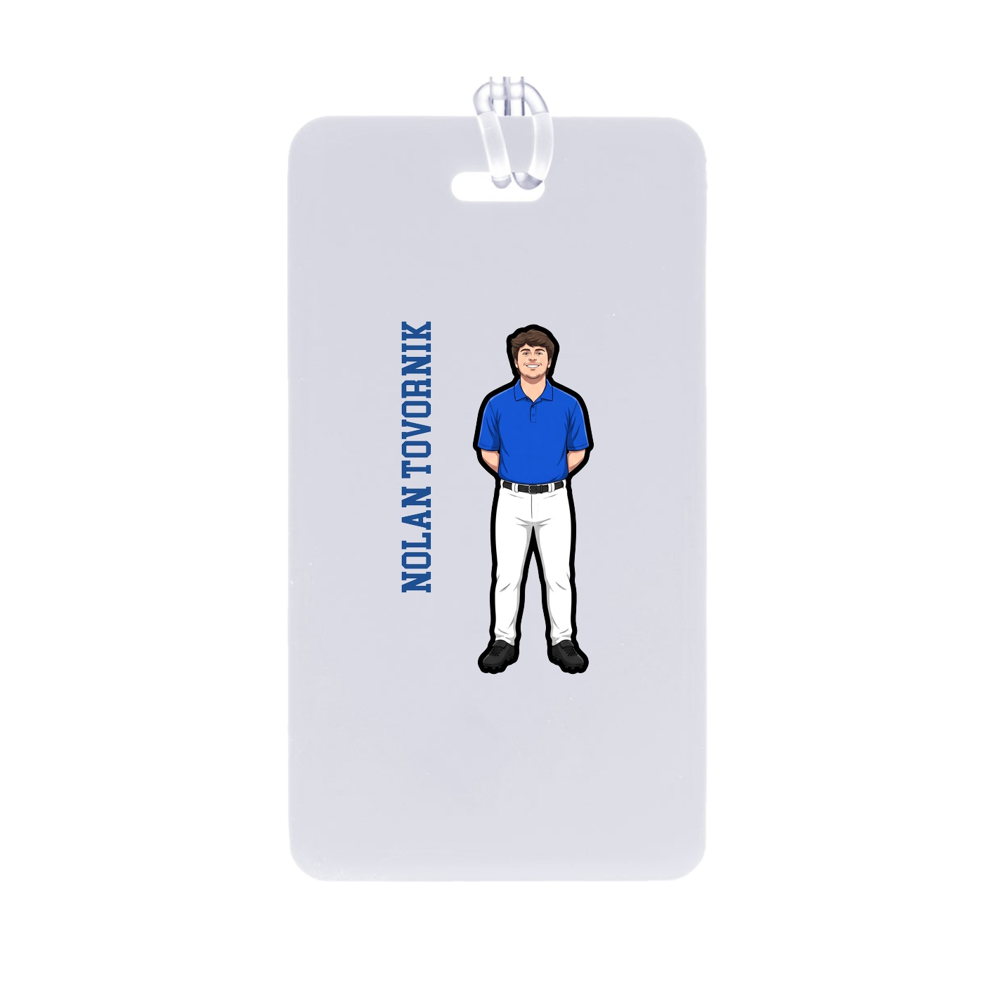 Bag Tag — Name Vertical in Classic