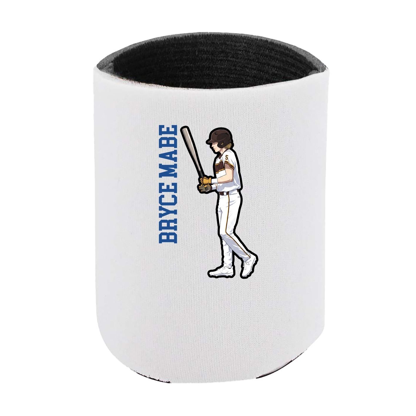 Can Holder — Name Vertical in White