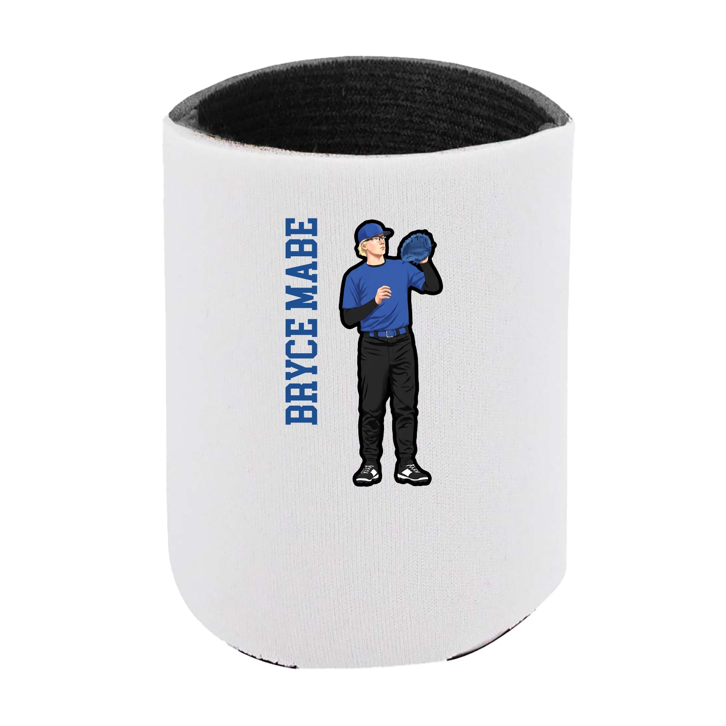 Can Holder — Name Vertical in White