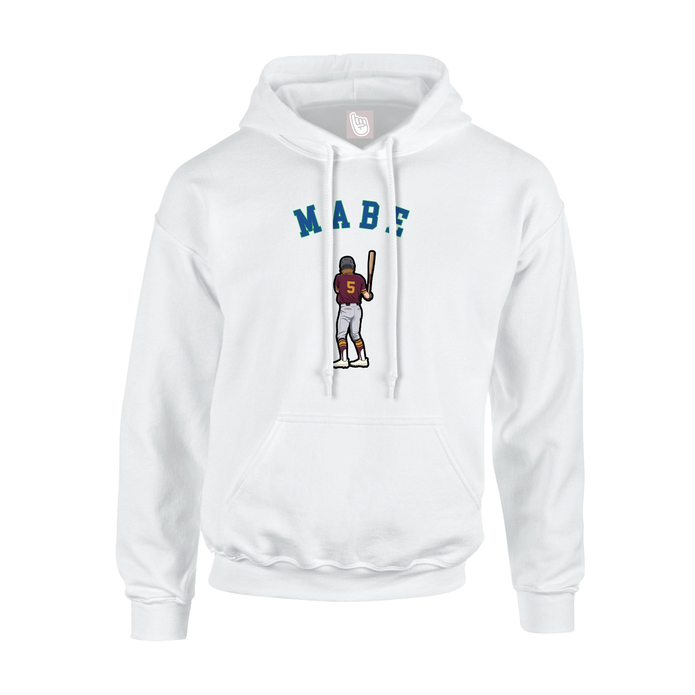 Youth Hoodie — Shirsey Arch in White