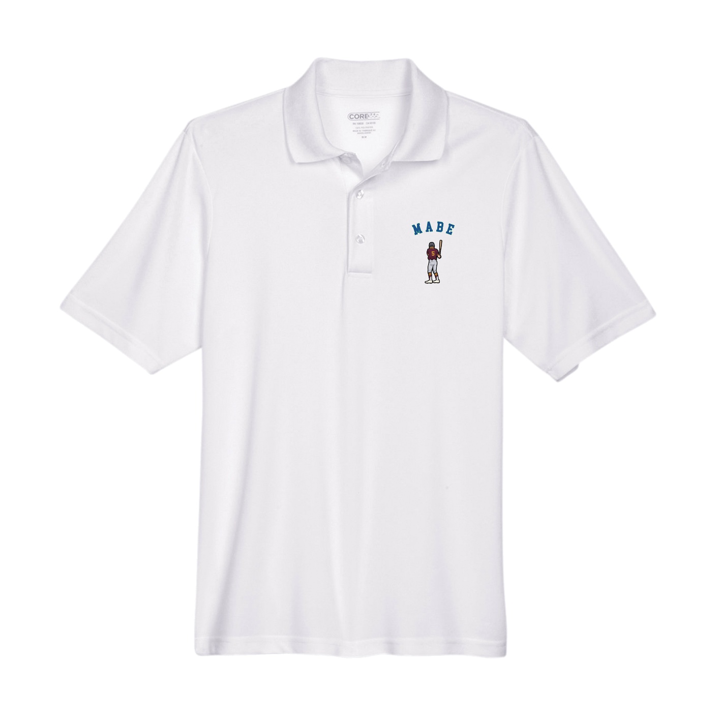 Performance Polo — Shirsey Arch in White