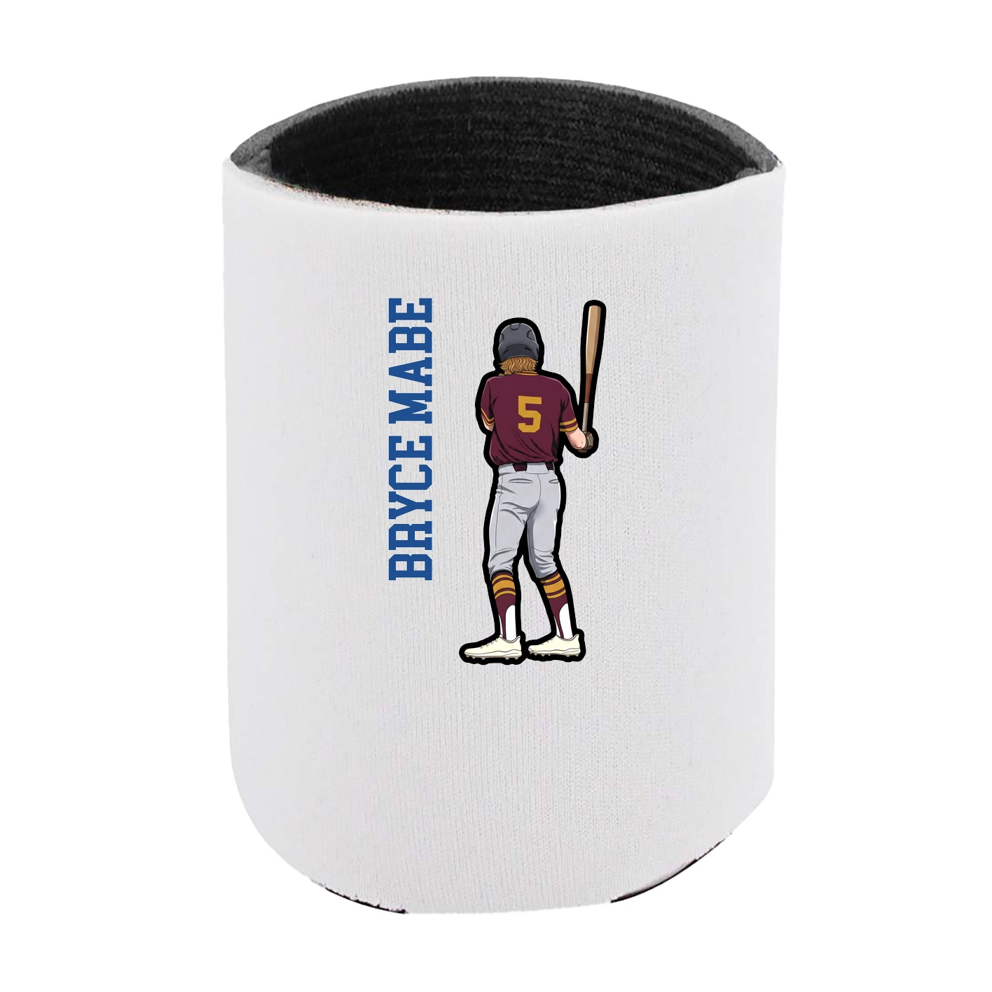 Can Holder — Name Vertical in White