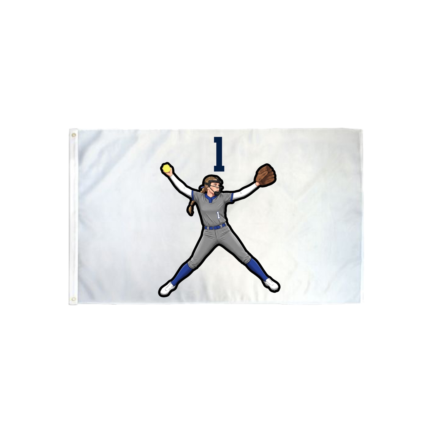 3x5 Flag — Number Top in Classic