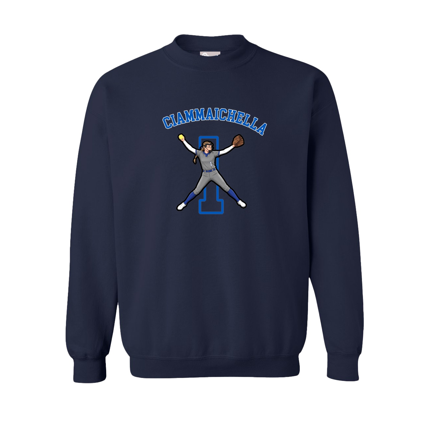 Fleece Crew — Shirsey Arch in Navy