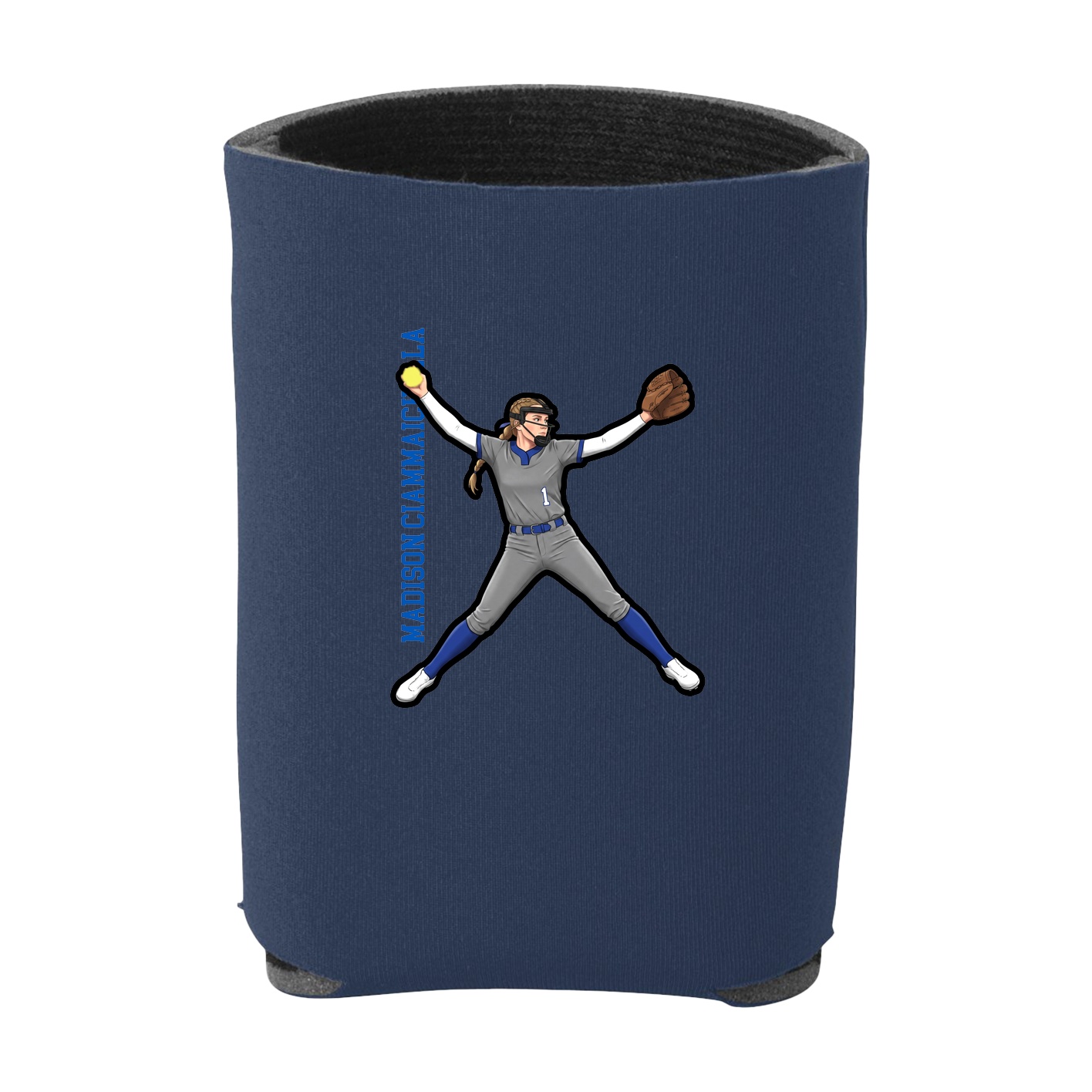 Can Holder — Name Vertical in Navy
