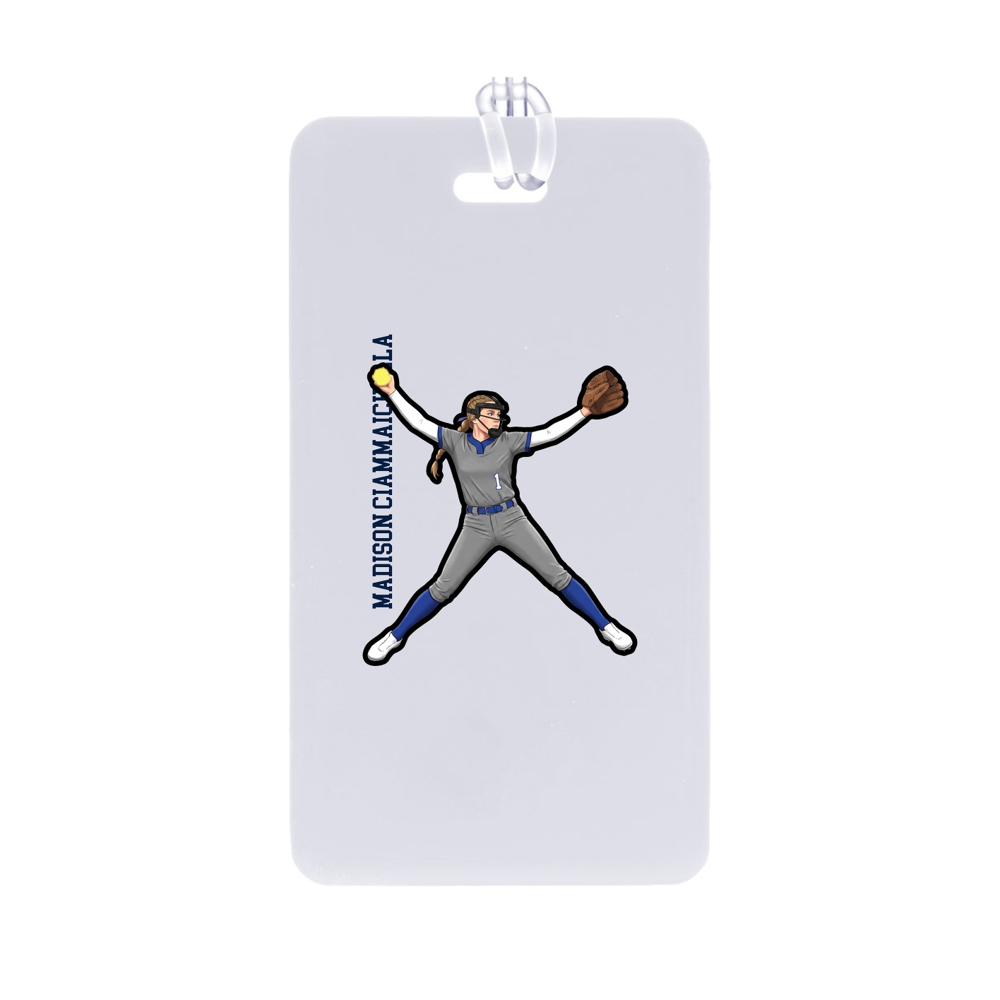 Bag Tag — Name Vertical in Classic