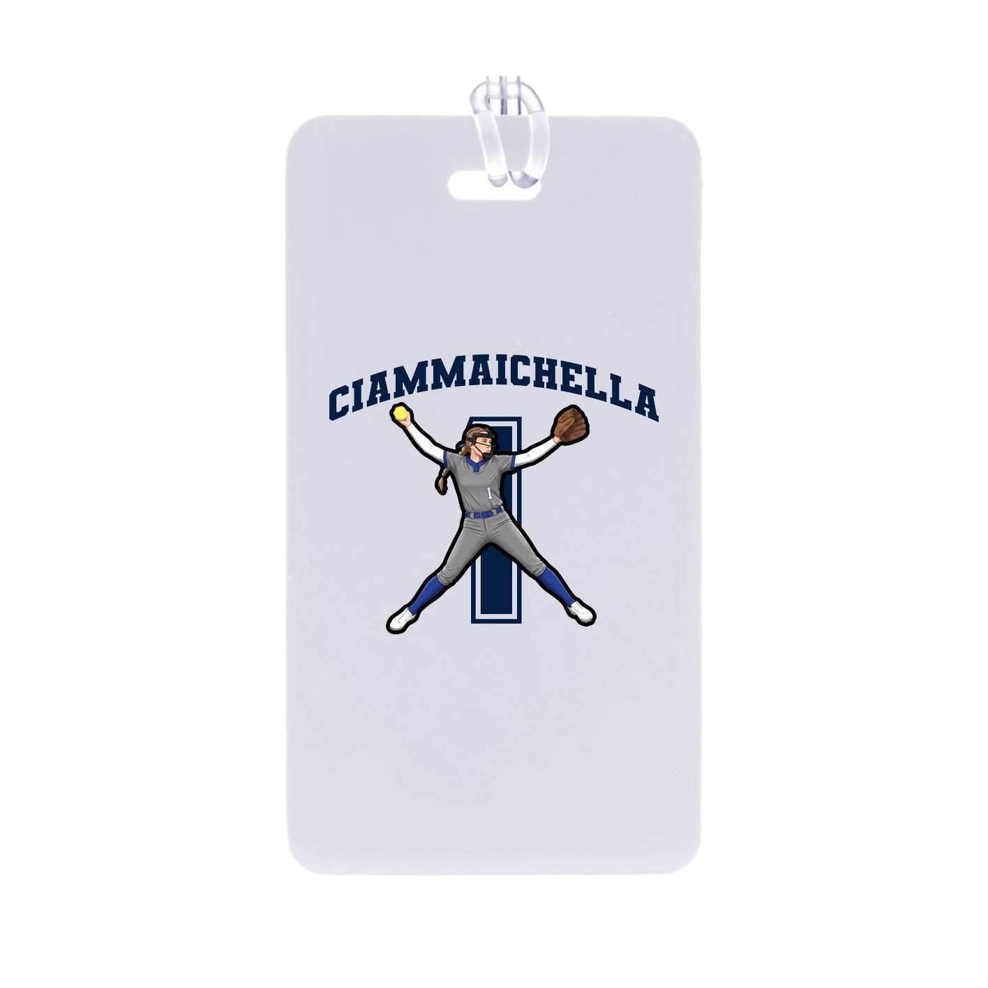 Bag Tag — Number in Classic