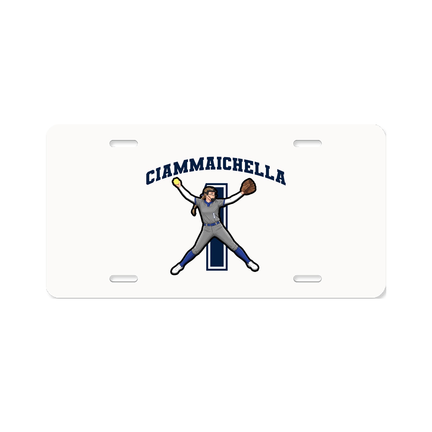 License Plate — Number in Classic
