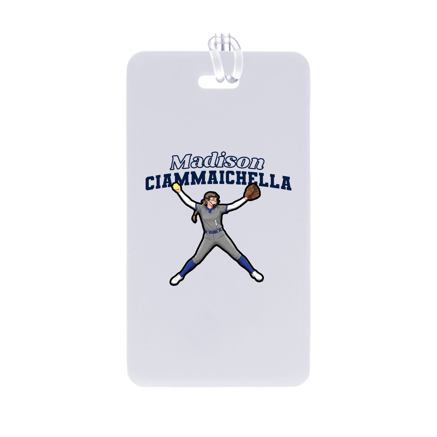 Bag Tag — Name Arch in Classic