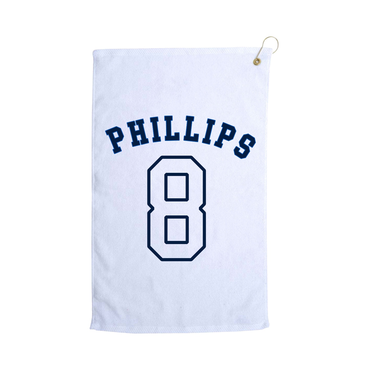Golf Towel — Shirsey Arch in White