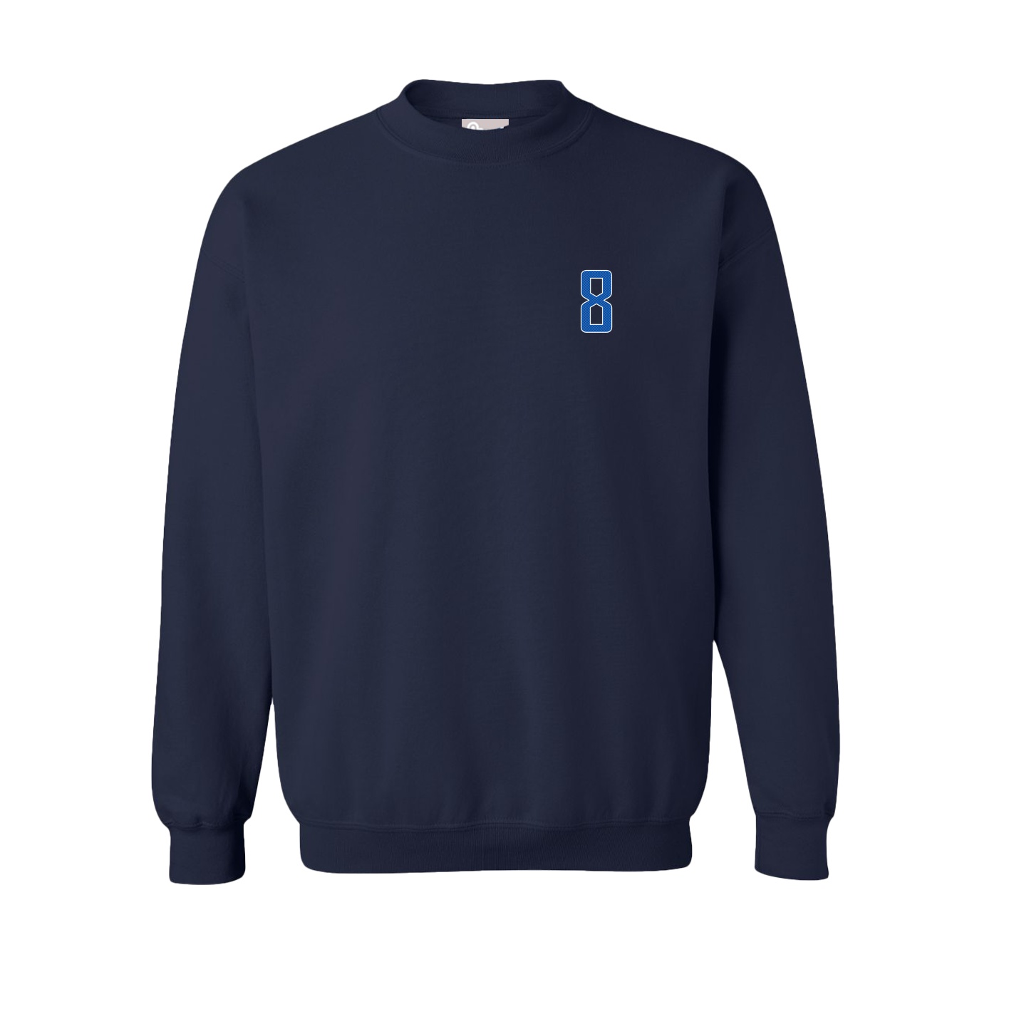 Fleece Crew — Front Shirsy in Navy