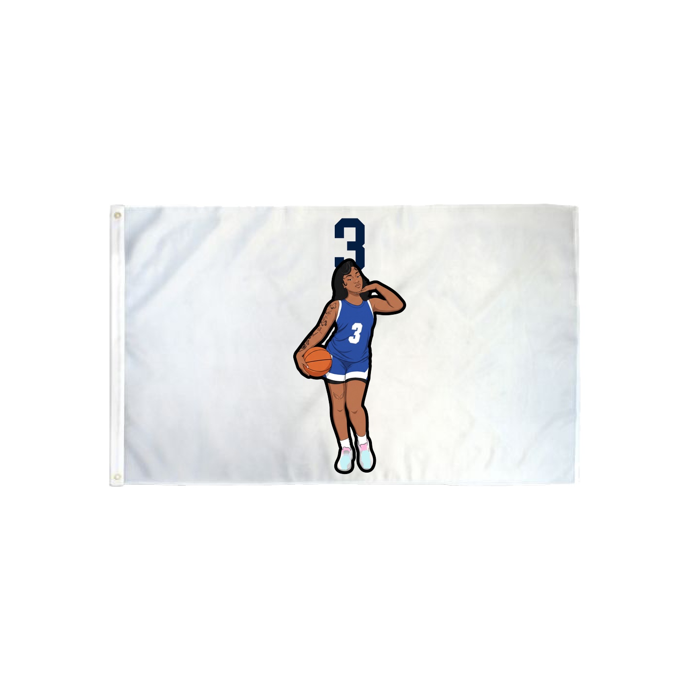 3x5 Flag — Number Top in Classic