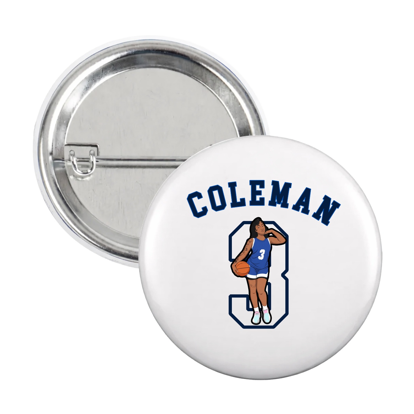 Game Day Button — Shirsey Arch in White