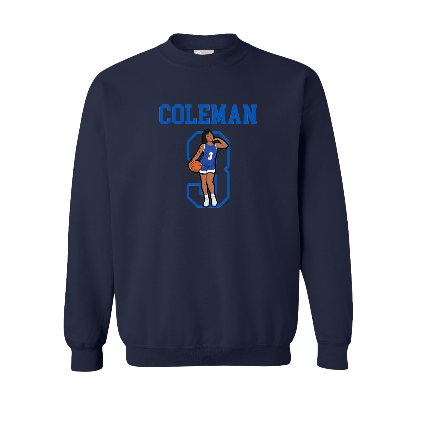Fleece Crew — Shirsey in Navy