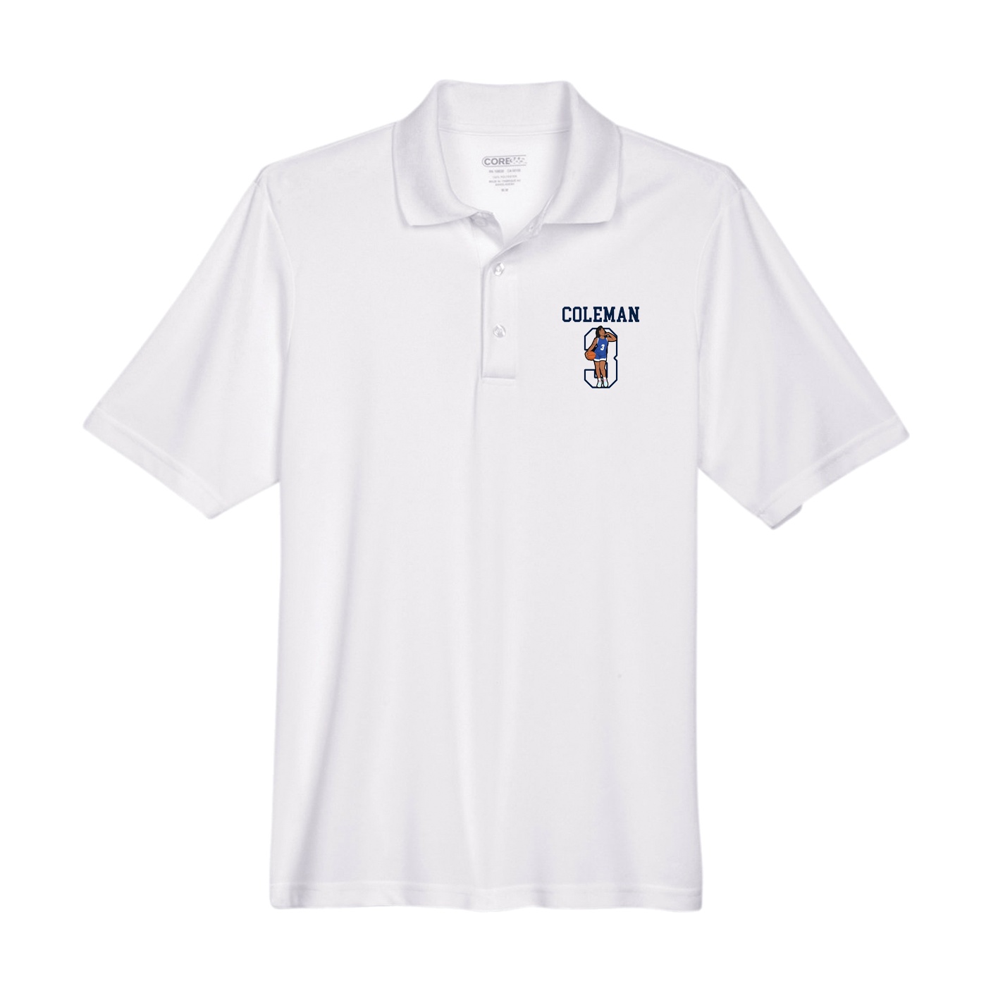 Performance Polo — Shirsey in White