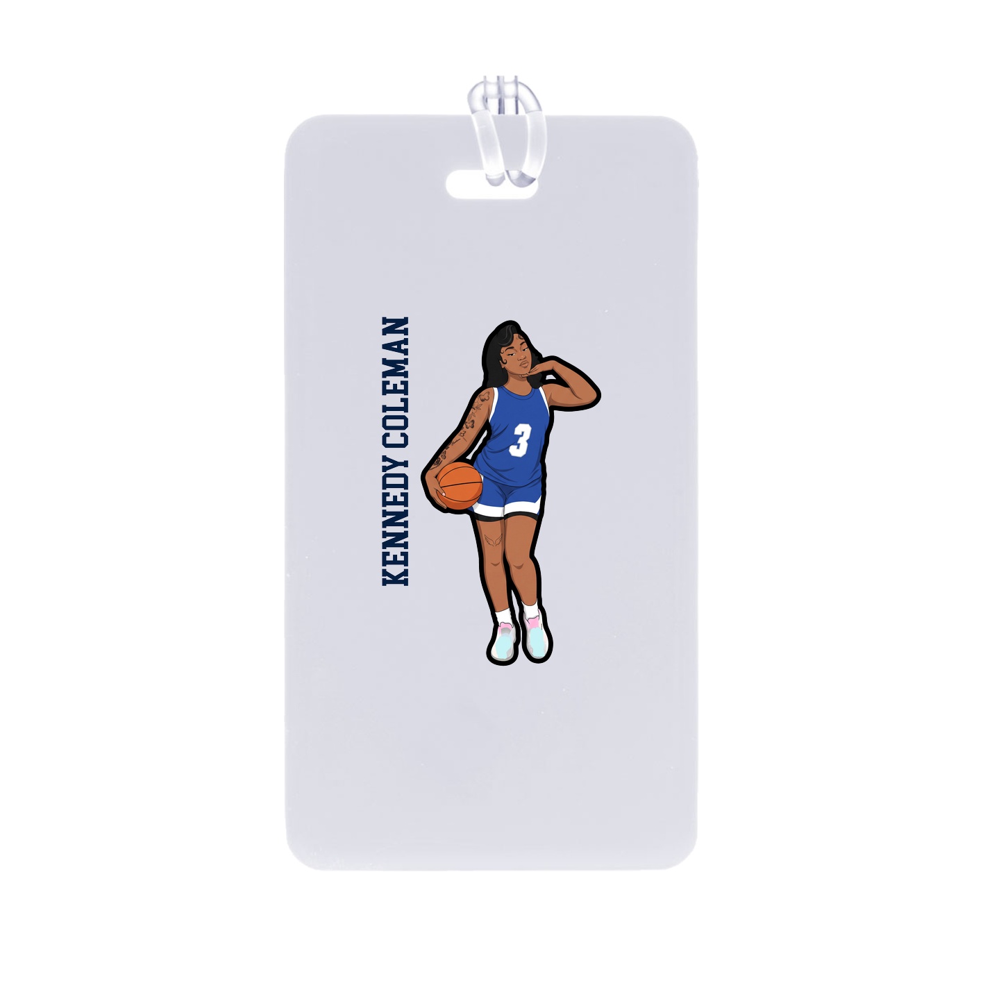 Bag Tag — Name Vertical in Classic