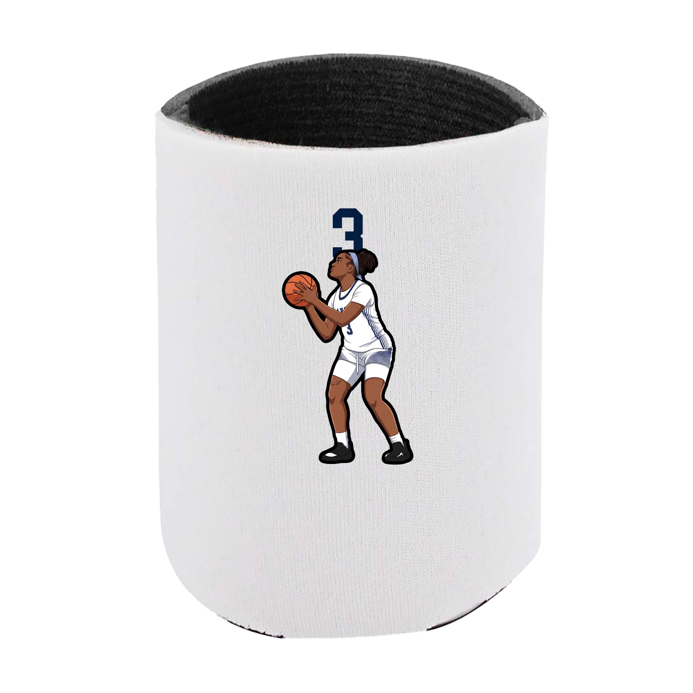 Can Holder — Number Top in White