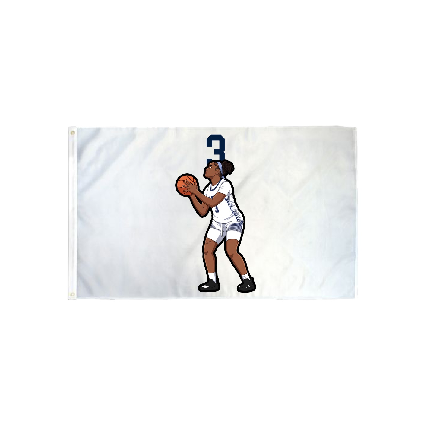 3x5 Flag — Number Top in Classic