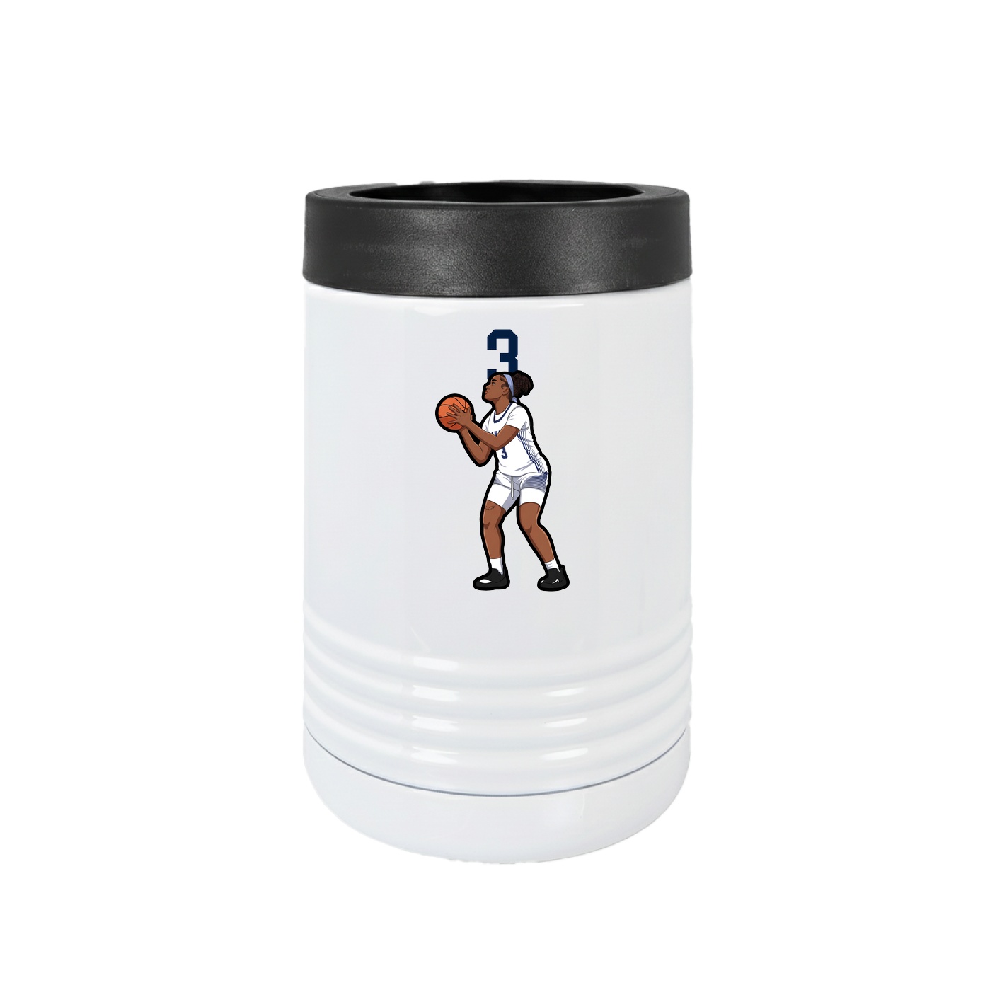 Beverage Holder — Number Top in White