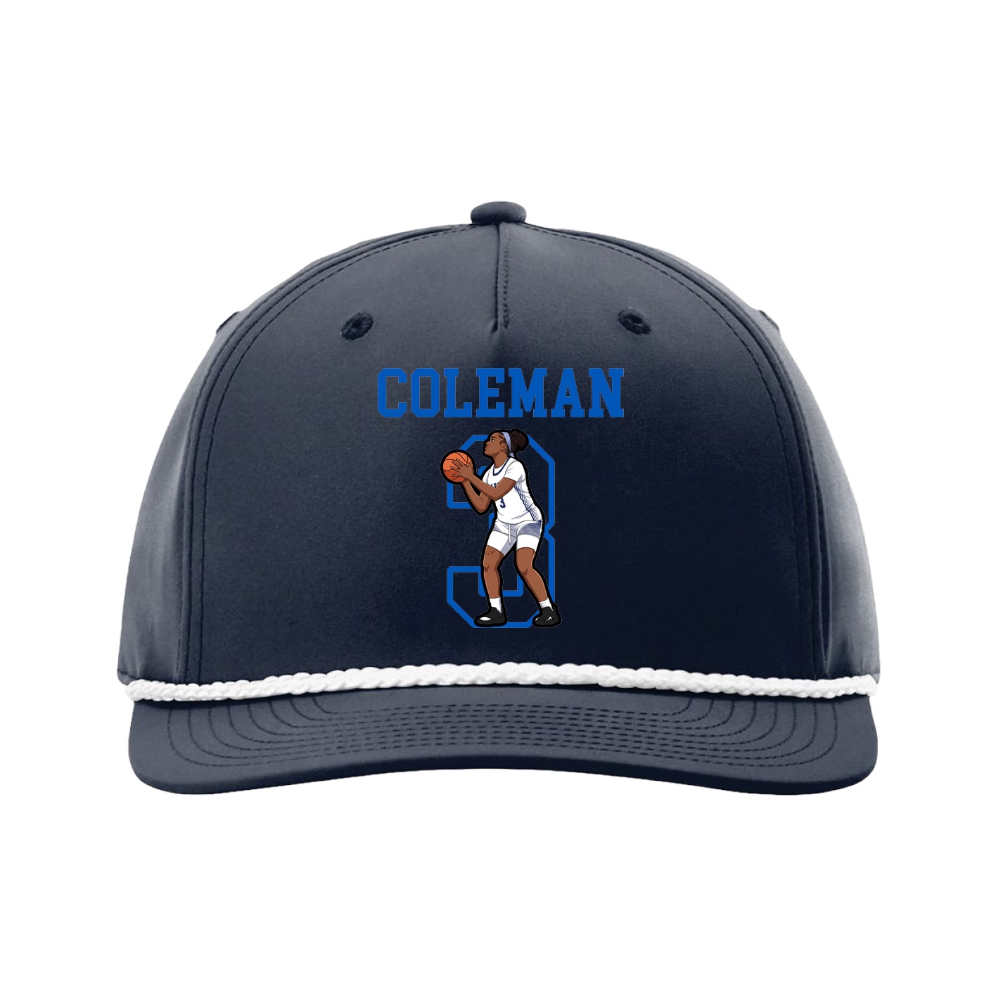 Five-Panel Classic Rope Cap — Shirsey in Navy