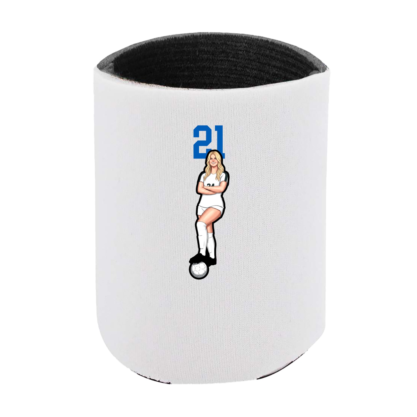 Can Holder — Number Top in White
