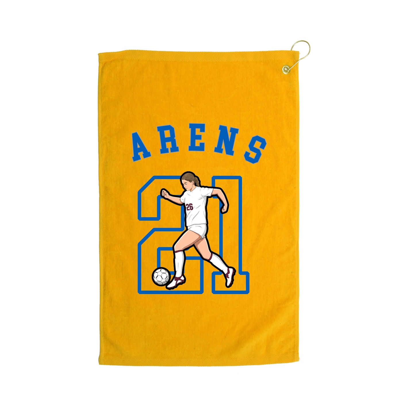 Golf Towel — Shirsey Arch in Gold