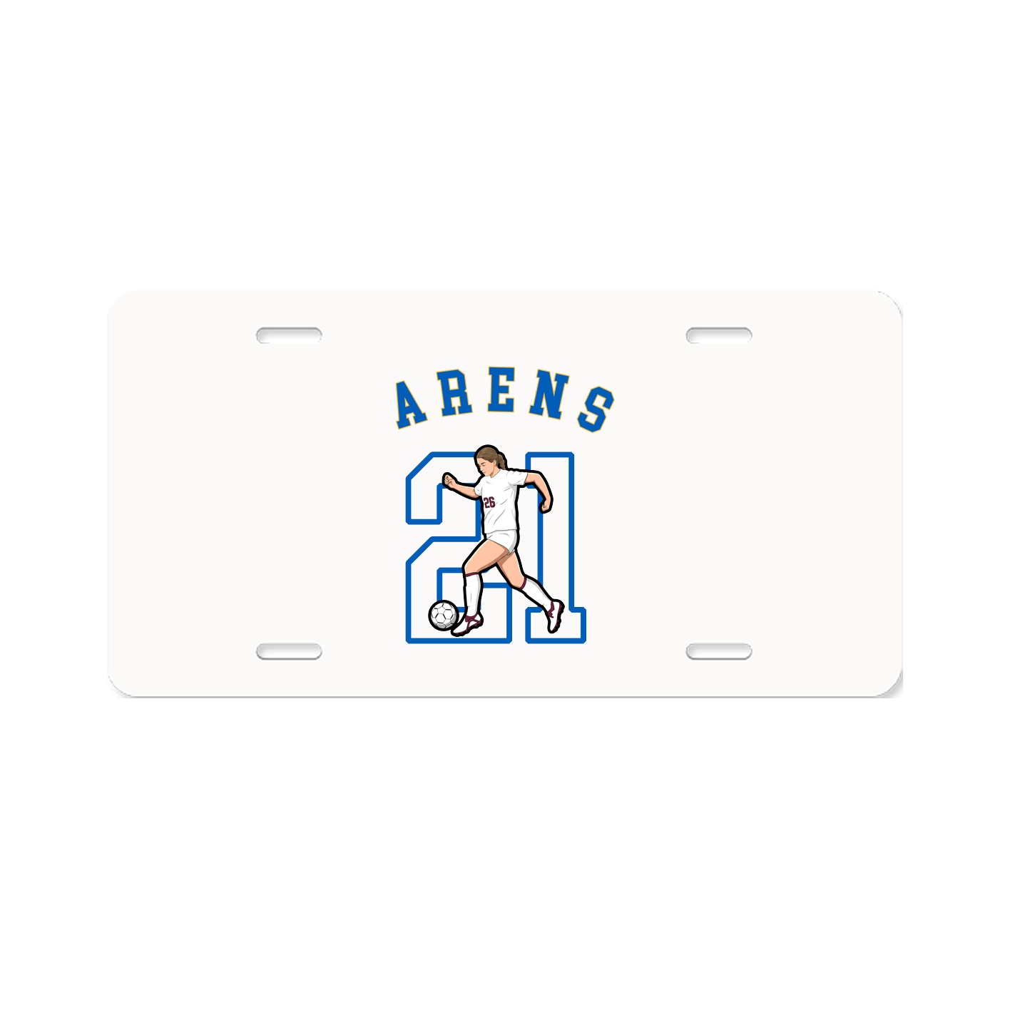 License Plate — Shirsey Arch in Classic