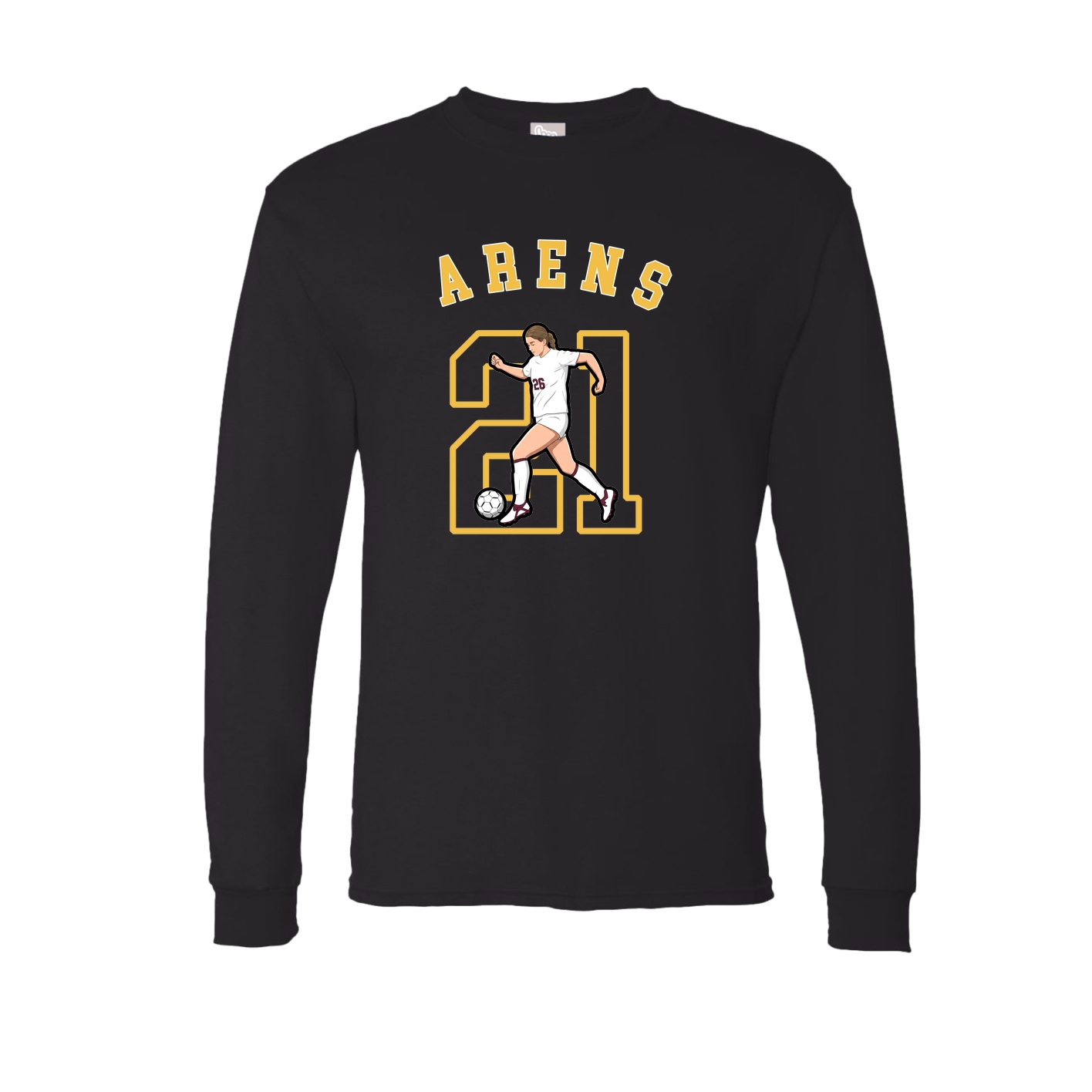 Long Sleeve Tee — Shirsey Arch in Black