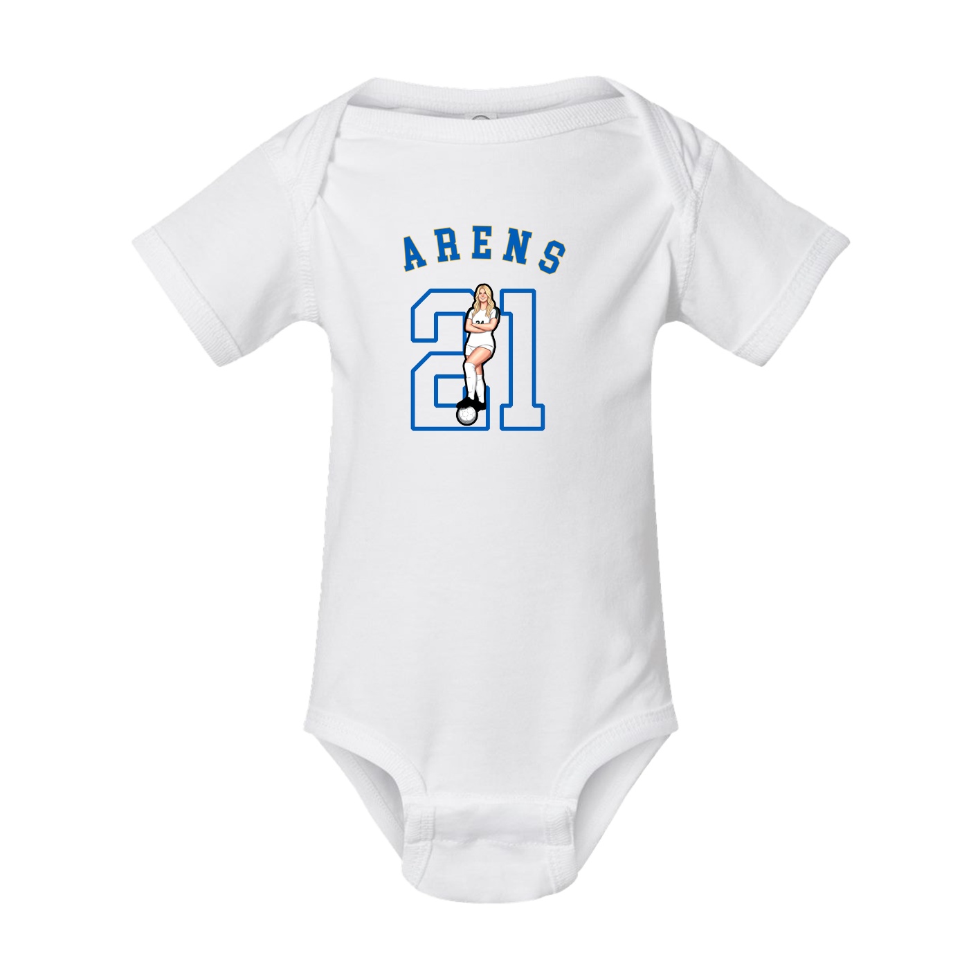 Baby Onesie — Shirsey Arch in White