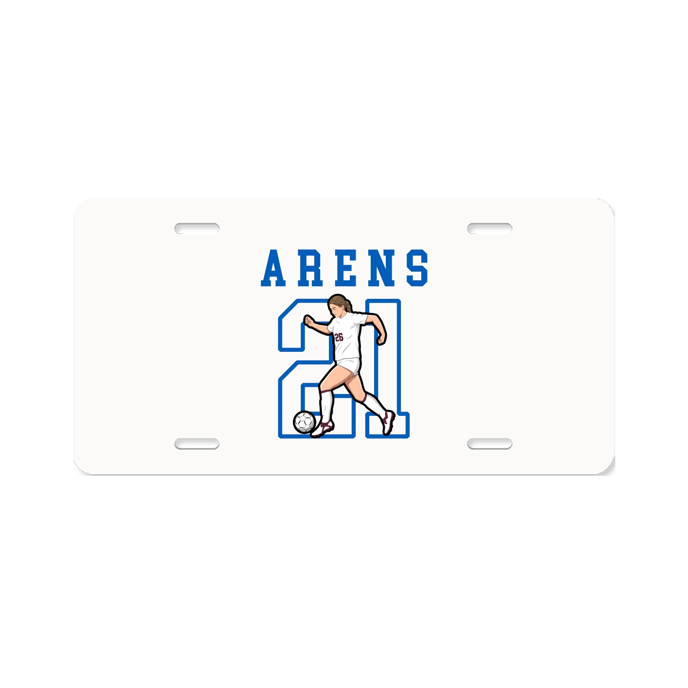 License Plate — Shirsey in Classic