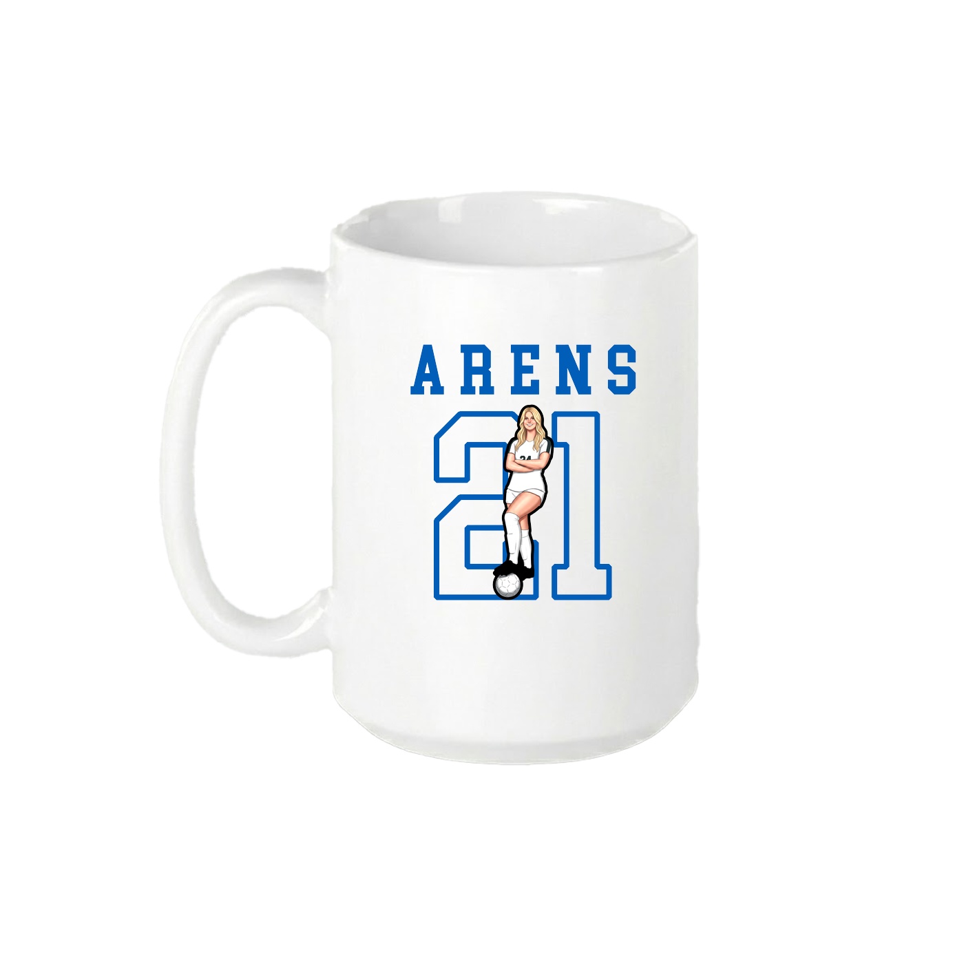15oz Coffee Mug — Shirsey in White