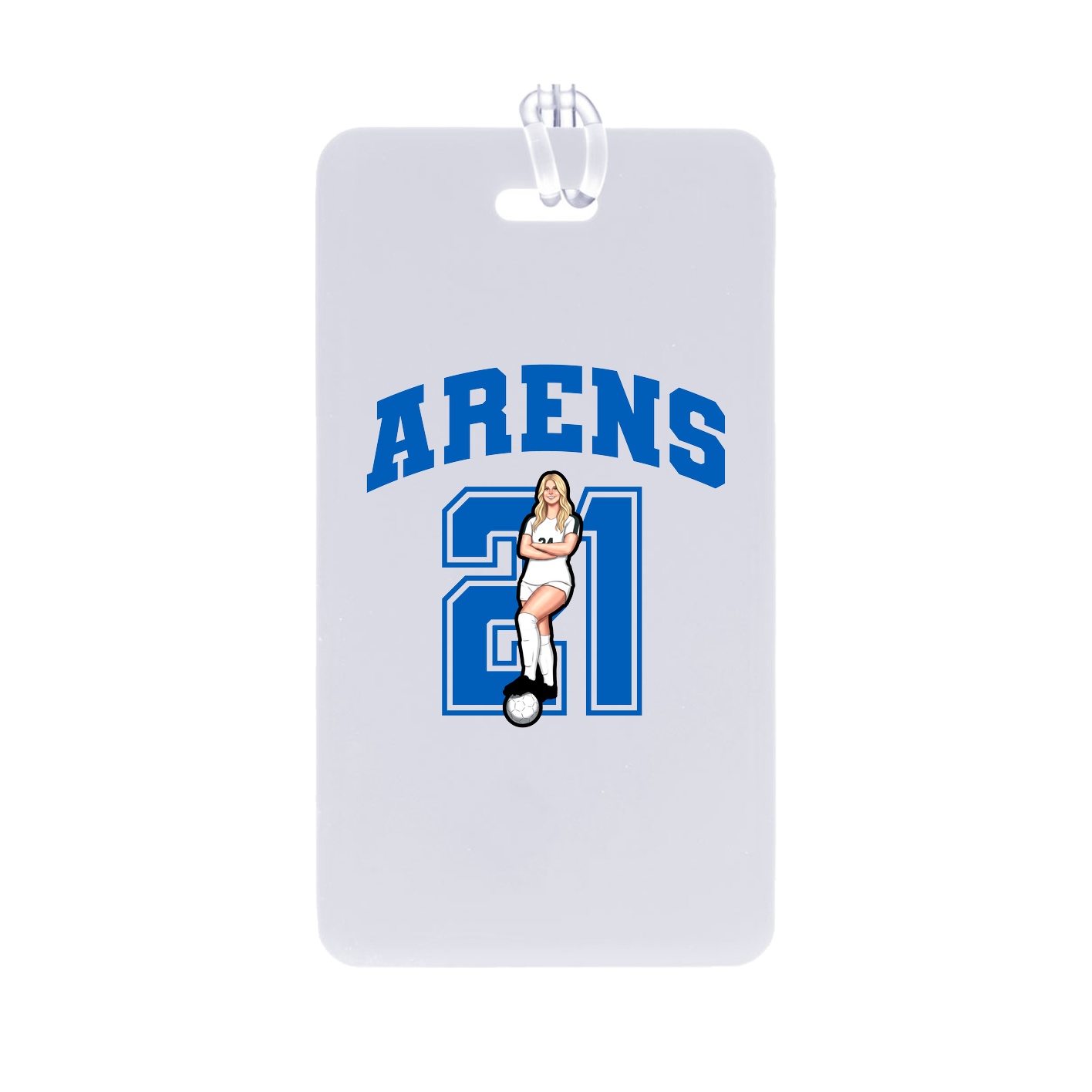 Bag Tag — Number in Classic