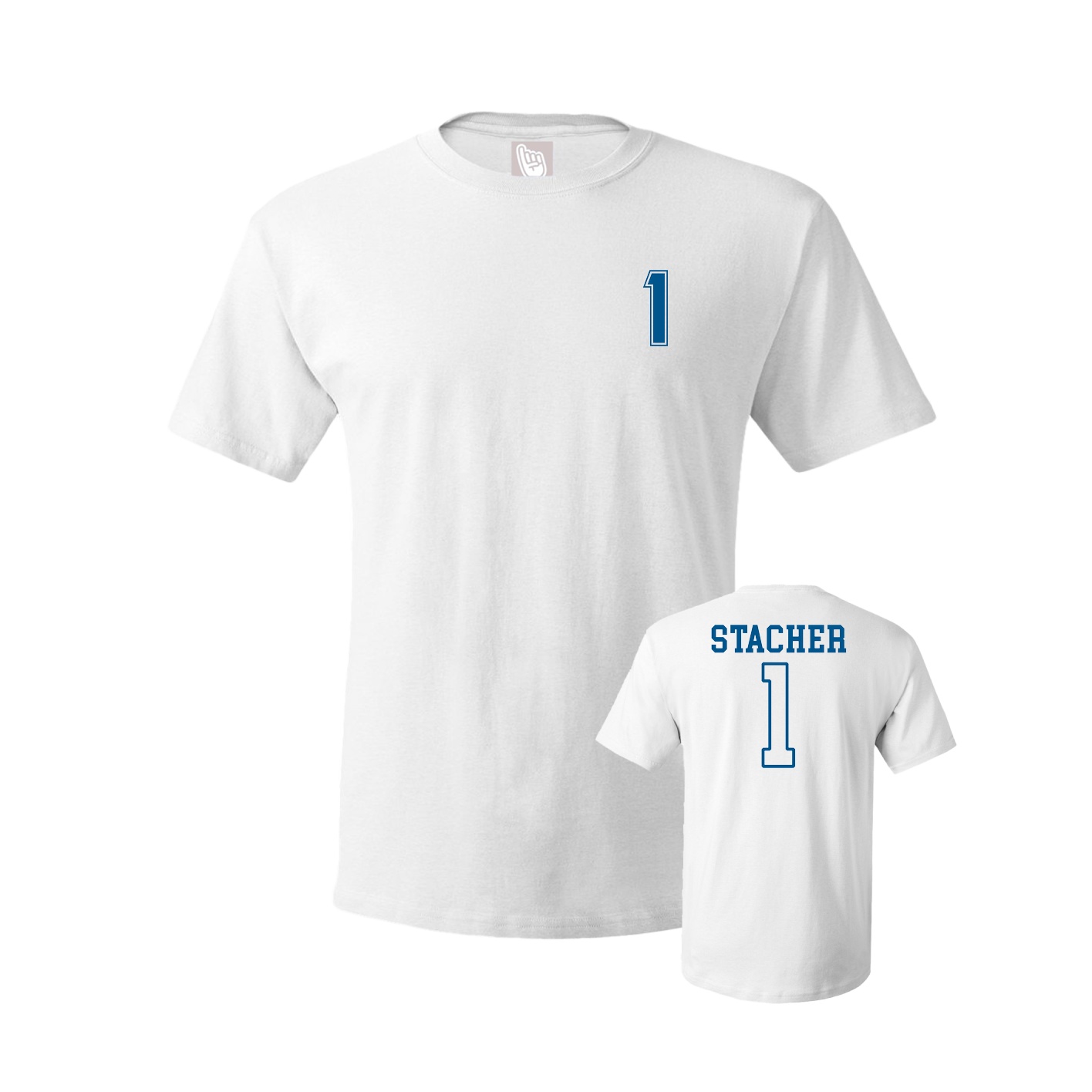 Tee — Chest Back in White